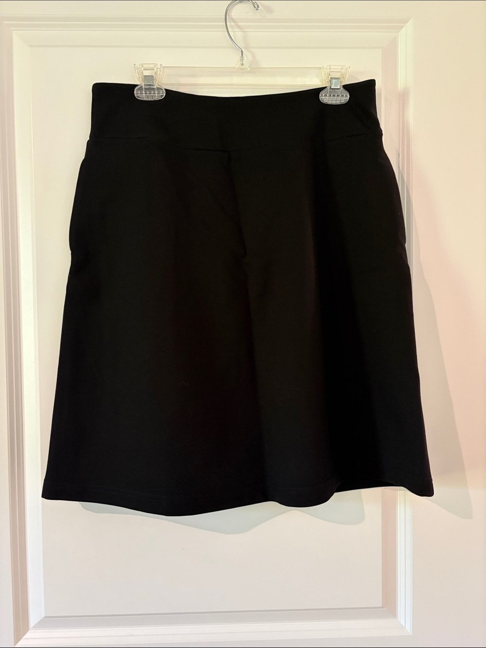 Betabrand Black A-Line Skirt